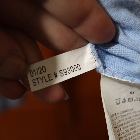 Nautica Navtech Light Blue V-Neck Pullover Sweater Classic Fit Cozy Style Medium - Picture 13 of 13